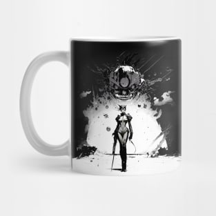 Strong Women of the Future No. 1 on a Dark Background Mug